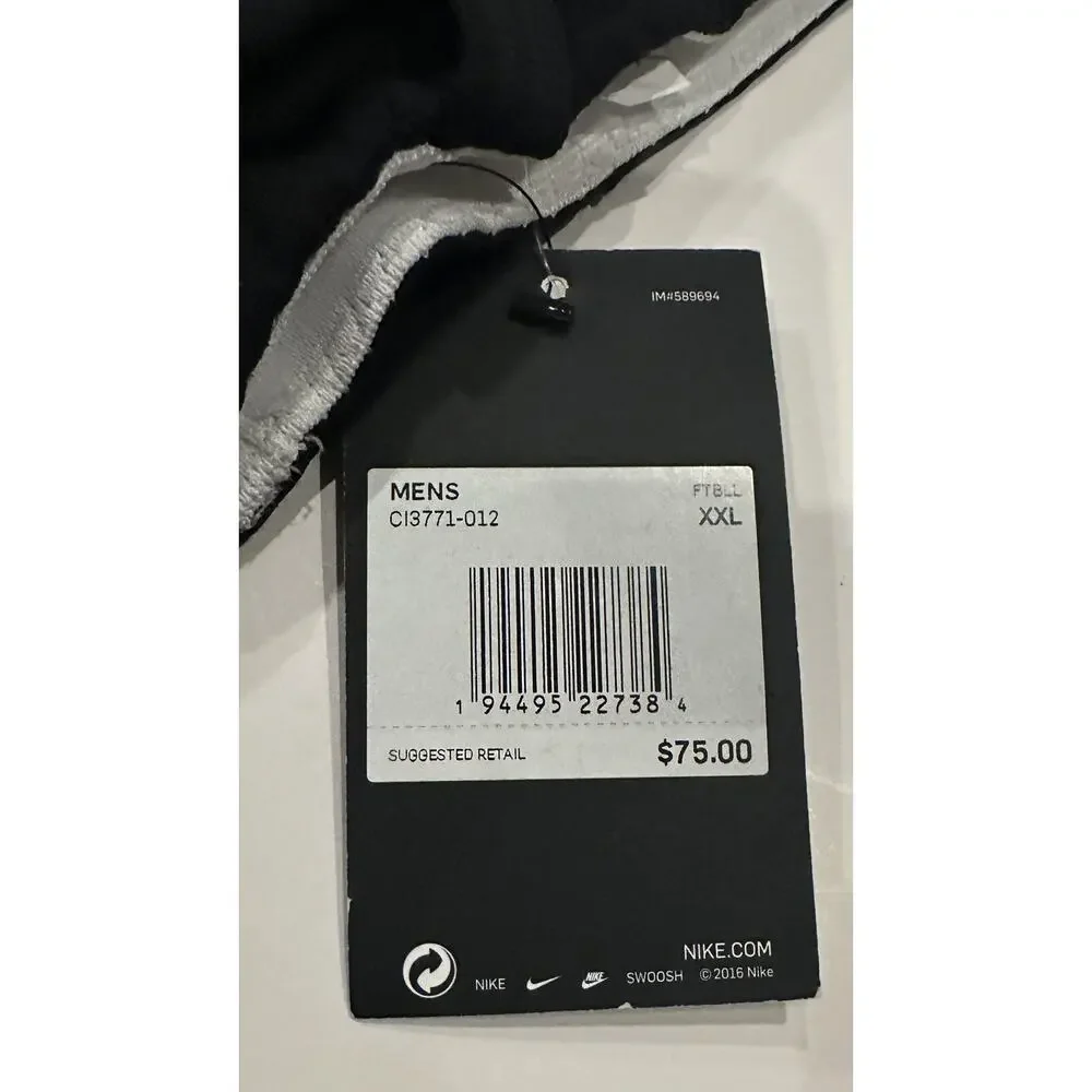 Nike Men's Black/White Stock Vapor Pro Game Football Pants 2XL CI3771-012